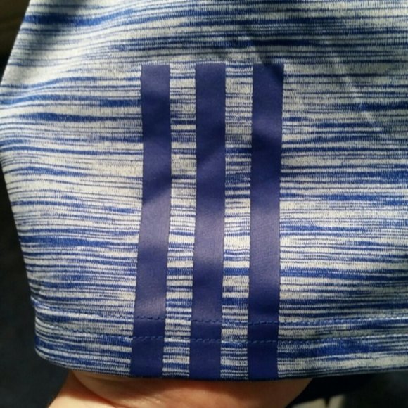 Adidas Blue Activewear Short Sleeve Shirt NWOT sz XL - Picture 2 of 6